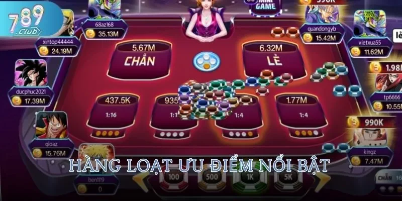 Xóc Đĩa Livestream 2 Hàng loạt ưu điểm nổi bật